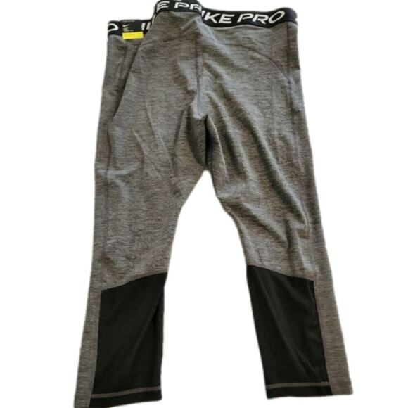 Nike pro mesh active athletic workout leggings plus size 2X new! - Picture 10 of 13